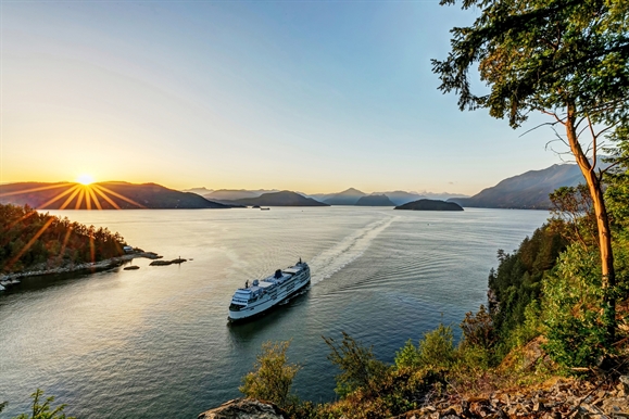 Gibsons BC Harbour Sunshine Coast view